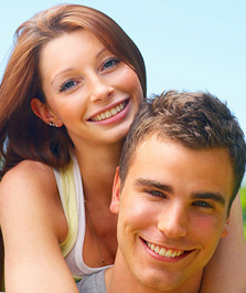 smiling young couple